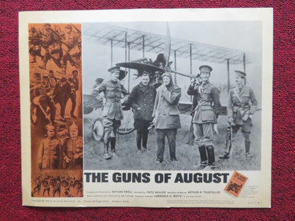 THE GUNS OF AUGUST US LOBBY CARD FULL SET FRITZ WEAVER WINSTON CHURCHILL 1965 - Rendezvous Cinema