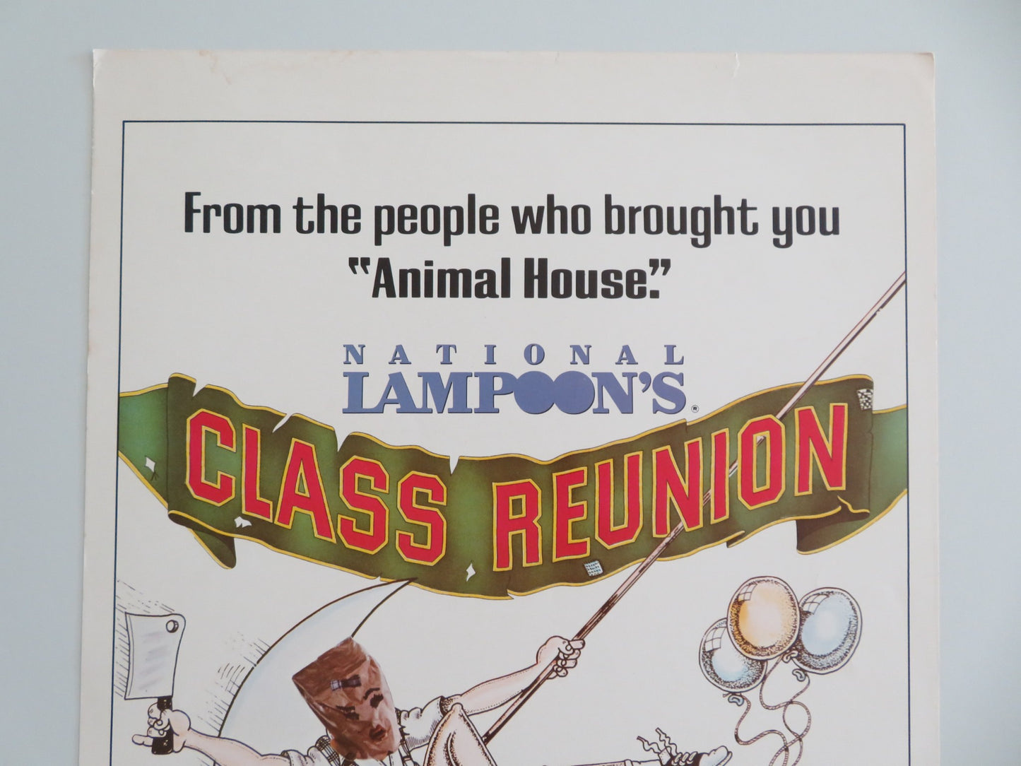 NATIONAL LAMPOON'S CLASS REUNION US INSERT POSTER GERRIT GRAHAM F. MCCARREN 1982 - Rendezvous Cinema