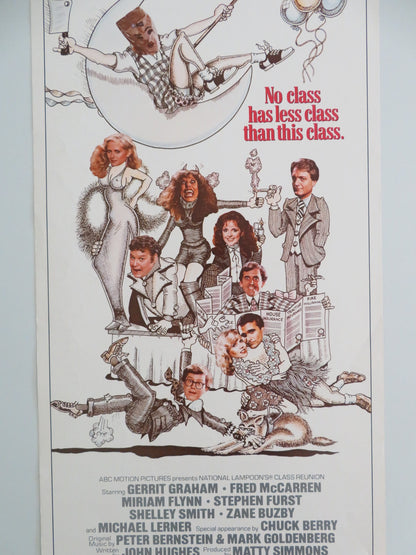 NATIONAL LAMPOON'S CLASS REUNION US INSERT POSTER GERRIT GRAHAM F. MCCARREN 1982 - Rendezvous Cinema
