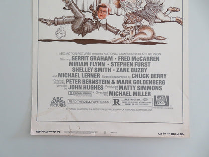 NATIONAL LAMPOON'S CLASS REUNION US INSERT POSTER GERRIT GRAHAM F. MCCARREN 1982 - Rendezvous Cinema
