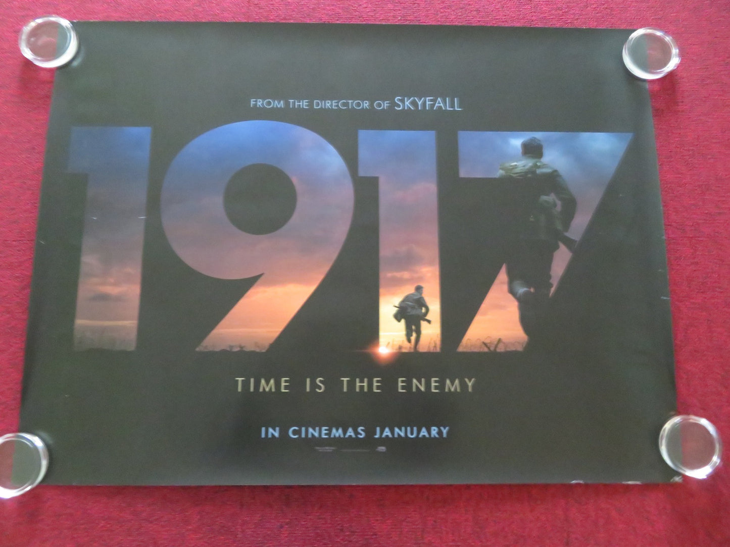 1917 - B UK QUAD ROLLED POSTER COLIN FIRTH GEORGE MACKAY 2019