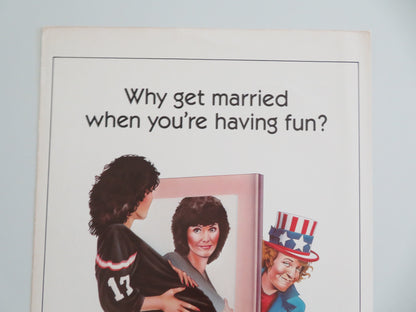 SECOND THOUGHTS US INSERT POSTER LUCIE ARNAZ CRAIG WASSON 1982 - Rendezvous Cinema