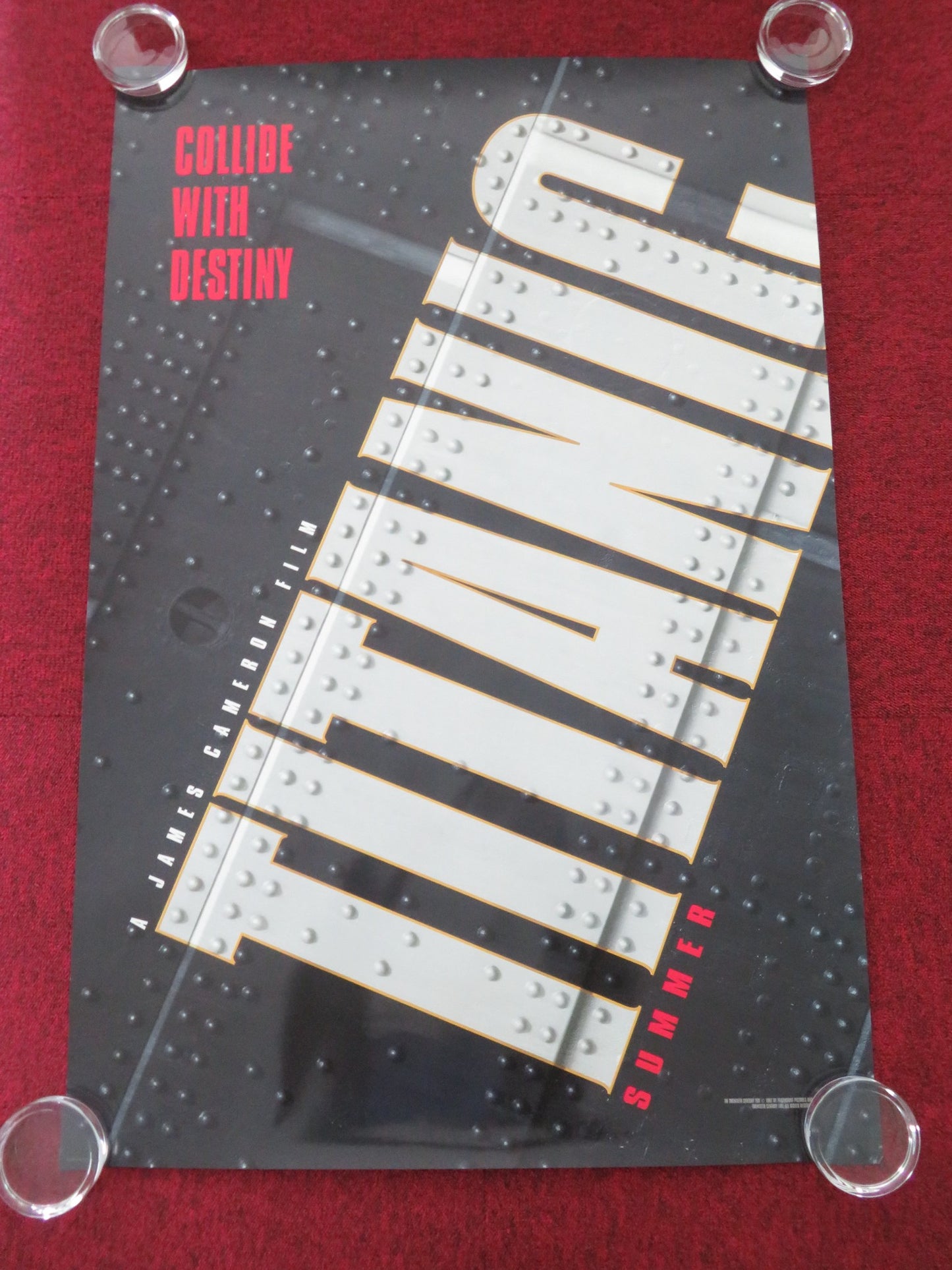 TITANIC ONE SHEET ROLLED POSTER LEONARDO DICAPRIO KATE WINSLET 1997 - Rendezvous Cinema