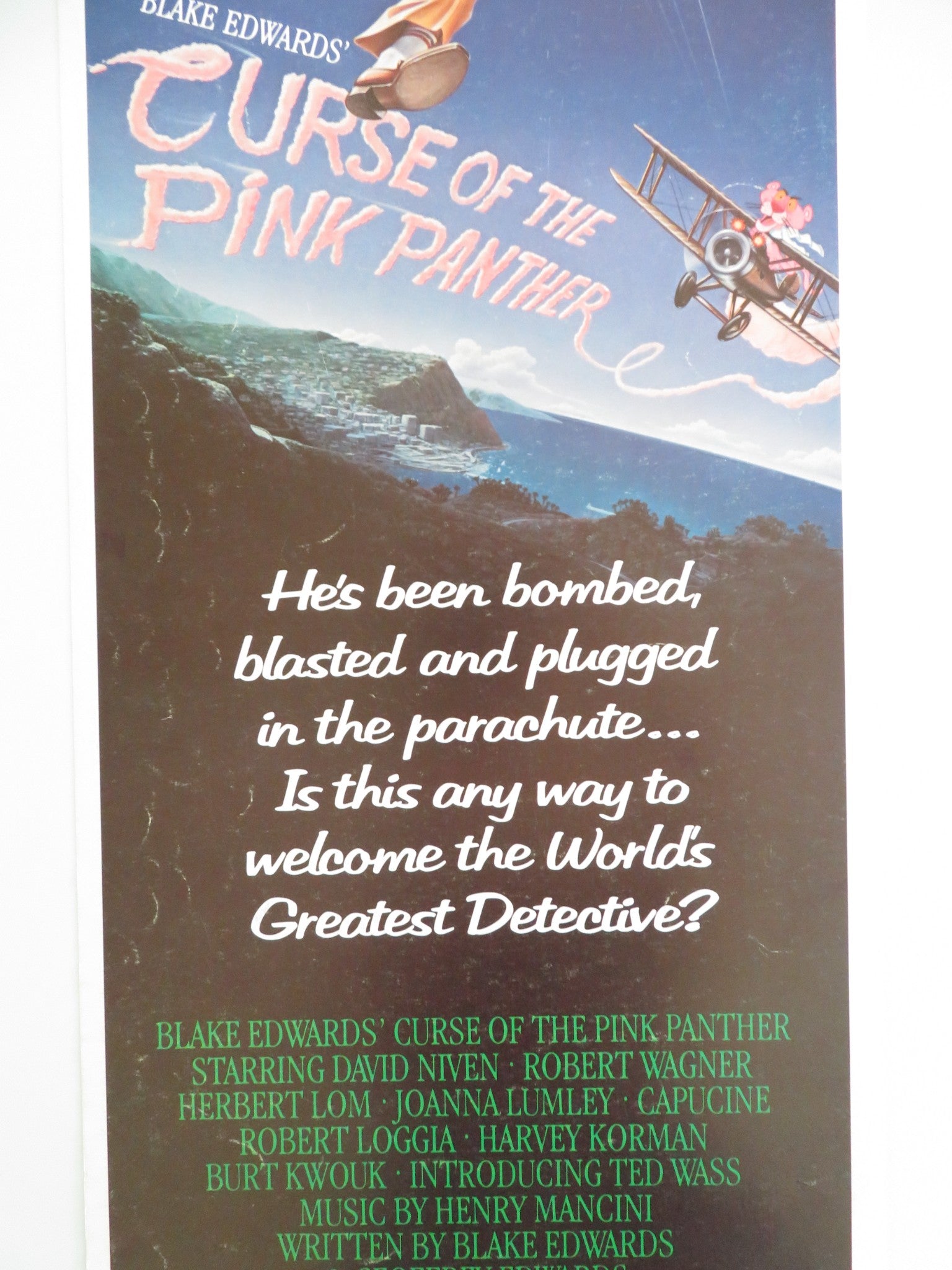 CURSE OF THE PINK PANTHER US INSERT POSTER DAVID NIVEN ROBERT WAGNER 1983 - Rendezvous Cinema