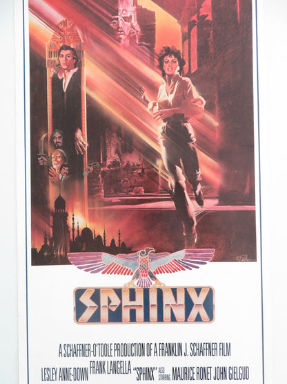 SPHINX US INSERT POSTER FRANK LANGELLA LESLEY ANNE-DOWN 1981 - Rendezvous Cinema