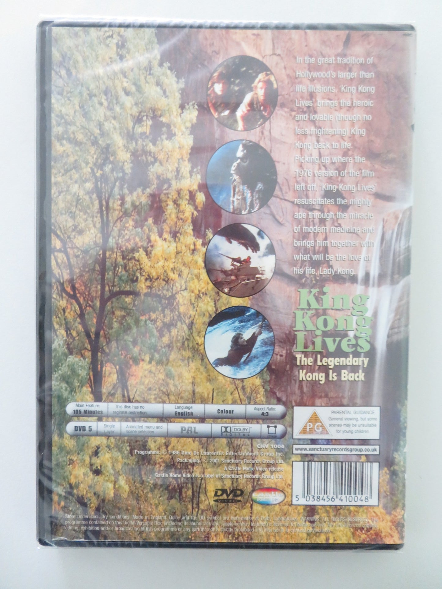 KING KONG LIVES - B (DVD) BRIAN KERWIN LINDA HAMILTON 1986 REGION 0 - Rendezvous Cinema