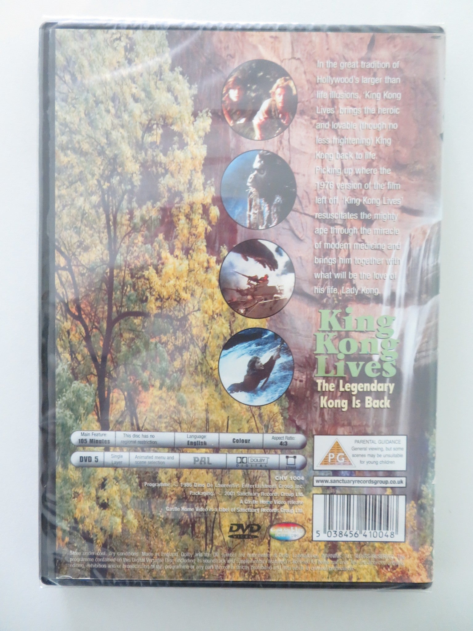 KING KONG LIVES - B (DVD) BRIAN KERWIN LINDA HAMILTON 1986 REGION 0 - Rendezvous Cinema