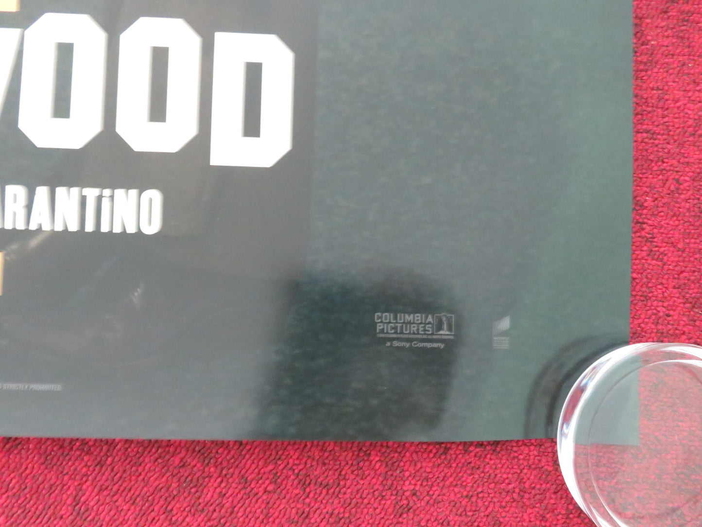 ONCE UPON A TIME IN... HOLLYWOOD - B ONE SHEET ROLLED POSTER PITT DICAPRIO 2019 - Rendezvous Cinema