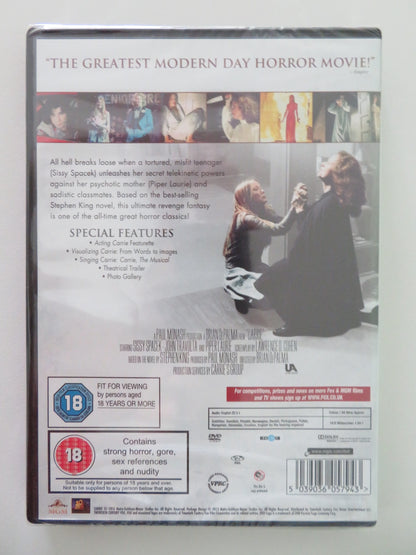 CARRIE (DVD) SISSY SPACEK PIPER LAURIE 1976 REGION 2 - Rendezvous Cinema