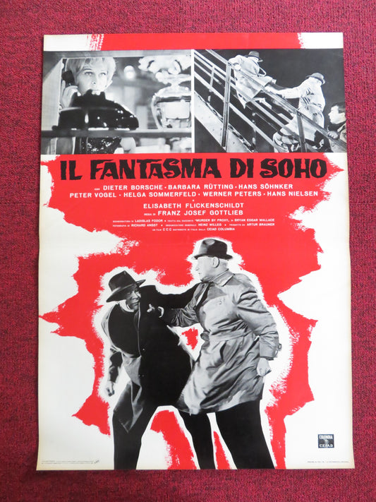 THE PHANTOM OF SOHO - D ITALIAN FOTOBUSTA POSTER DIETER BORSCHE B. RUTTING 1964