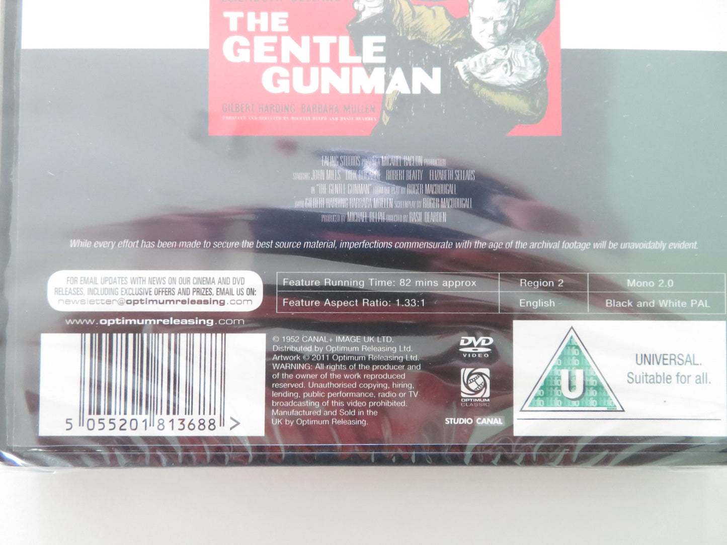 THE GENTLE GUNMAN (DVD) JOHN MILLS DIRK BOGARDE 1952 REGION 2 - Rendezvous Cinema