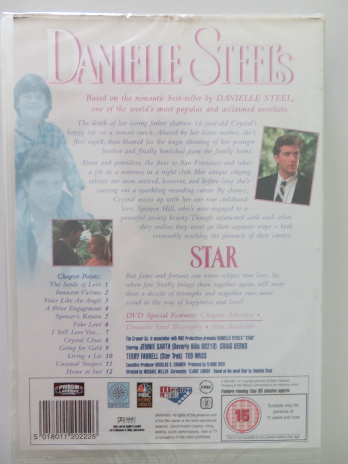 DANIELLE STEEL'S STAR (DVD) JENNIE GARTH CRAIG BIERKO 1993 REGION 2 - Rendezvous Cinema