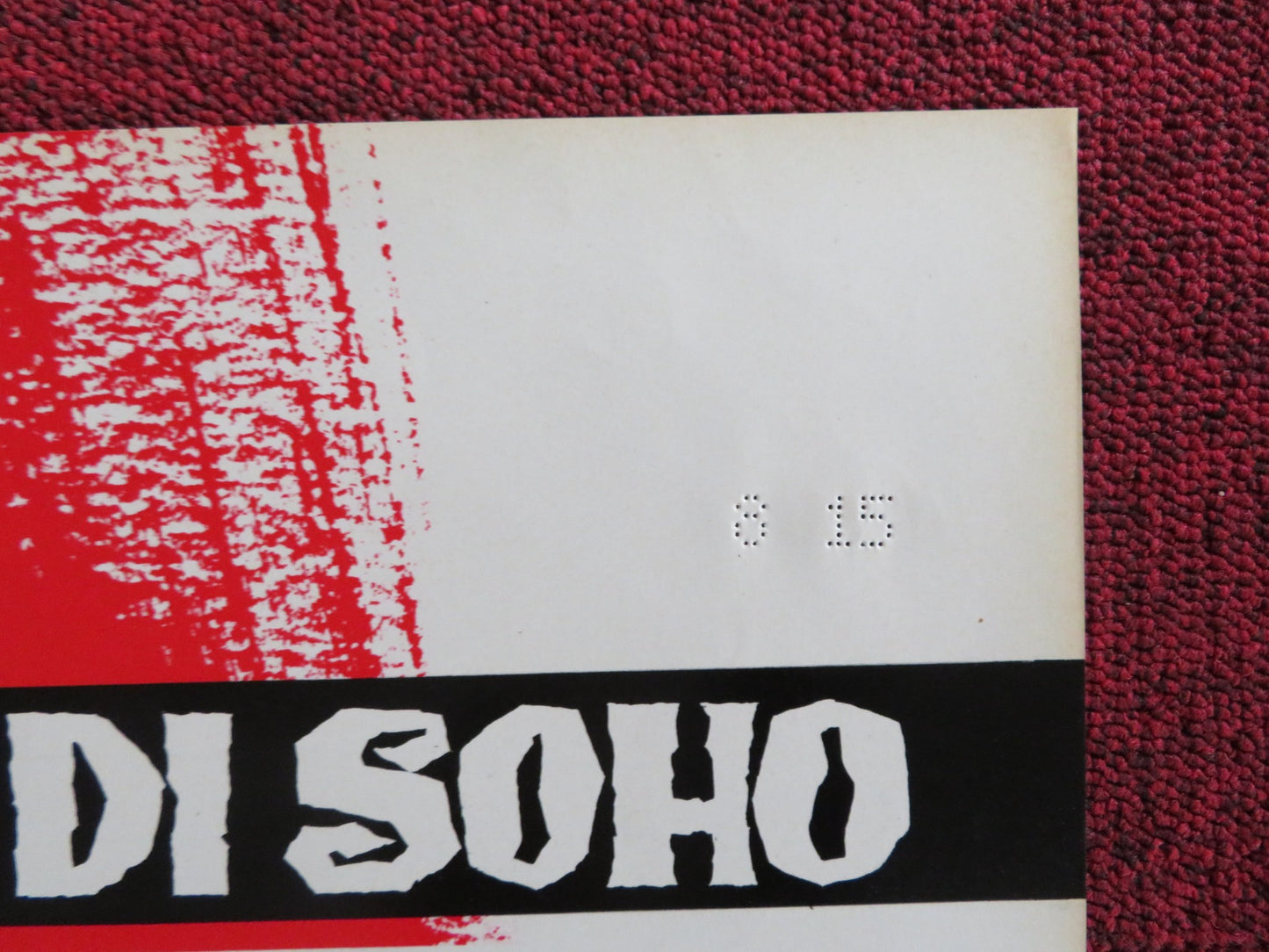 THE PHANTOM OF SOHO - G ITALIAN FOTOBUSTA POSTER DIETER BORSCHE B. RUTTING 1964