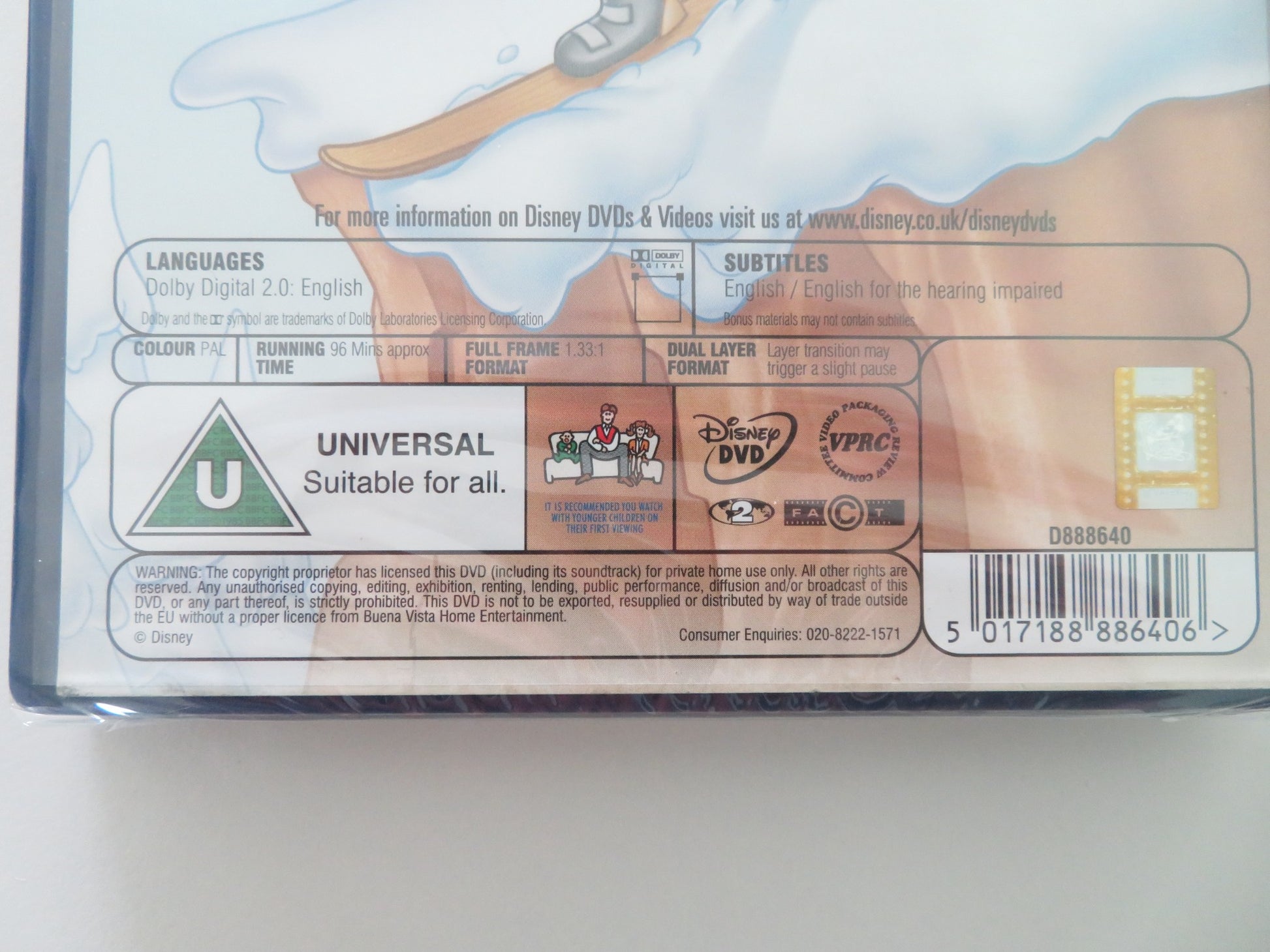 COUNTDOWN TO CHRISTMAS (DVD) DISNEY ALISON CORK ED BAINES 2002 REGION 2 - Rendezvous Cinema