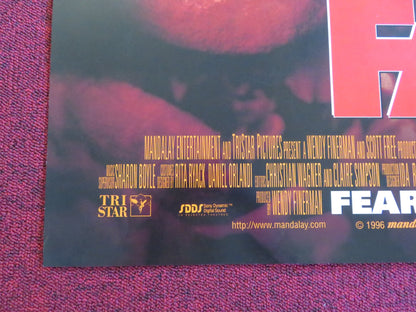 THE FAN US ONE SHEET ROLLED POSTER ROBERT DE NIRO WESLEY SNIPES 1996 - Rendezvous Cinema