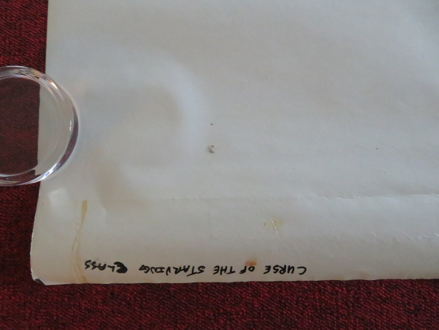 CURSE OF THE STARVING CLASS US ONE SHEET ROLLED POSTER JAMES WOODS K. BATES 1994