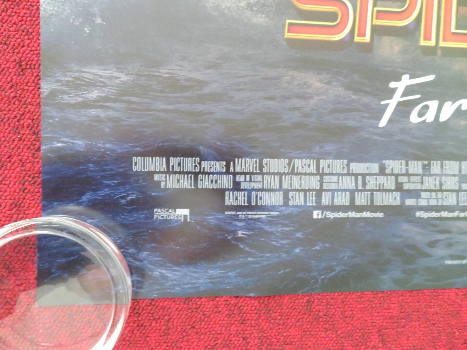 SPIDER-MAN: FAR FROM HOME - B ONE SHEET ROLLED POSTER TOM HOLLAND JACKSON 2019 - Rendezvous Cinema