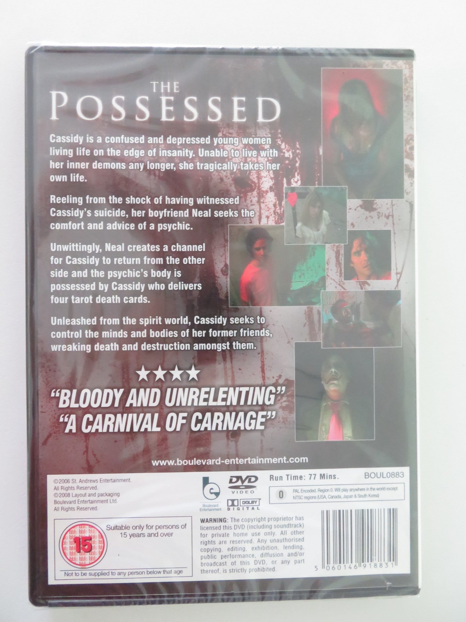 THE POSSESSED (DVD) KACIA BRADY GALBREATH JASON DIBLER 2005 REGION 0 - Rendezvous Cinema