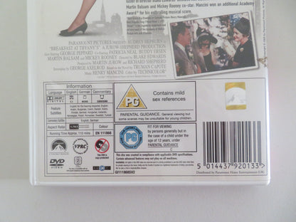 BREAKFAST AT TIFFANY'S - ANNIVERSARY EDITION (DVD) AUDREY HEPBURN 1961 REGION 2