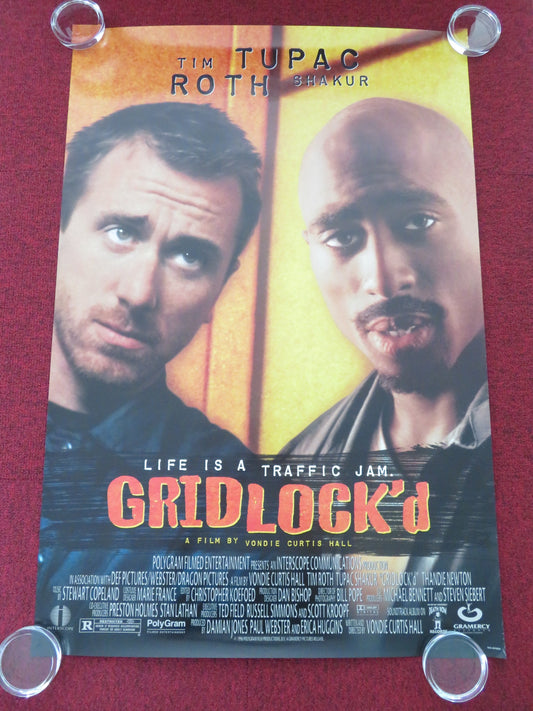 GRIDLOCK'D ONE SHEET ROLLED POSTER TIM ROTH TUPAC SHAKUR 1997 - Rendezvous Cinema