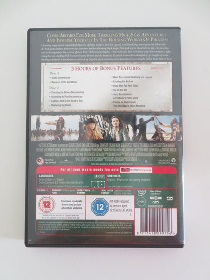 PIRATES OF THE CARIBBEAN: DEAD MAN'S CHEST - B - 2 DISCS (DVD) 2006 REGION 2