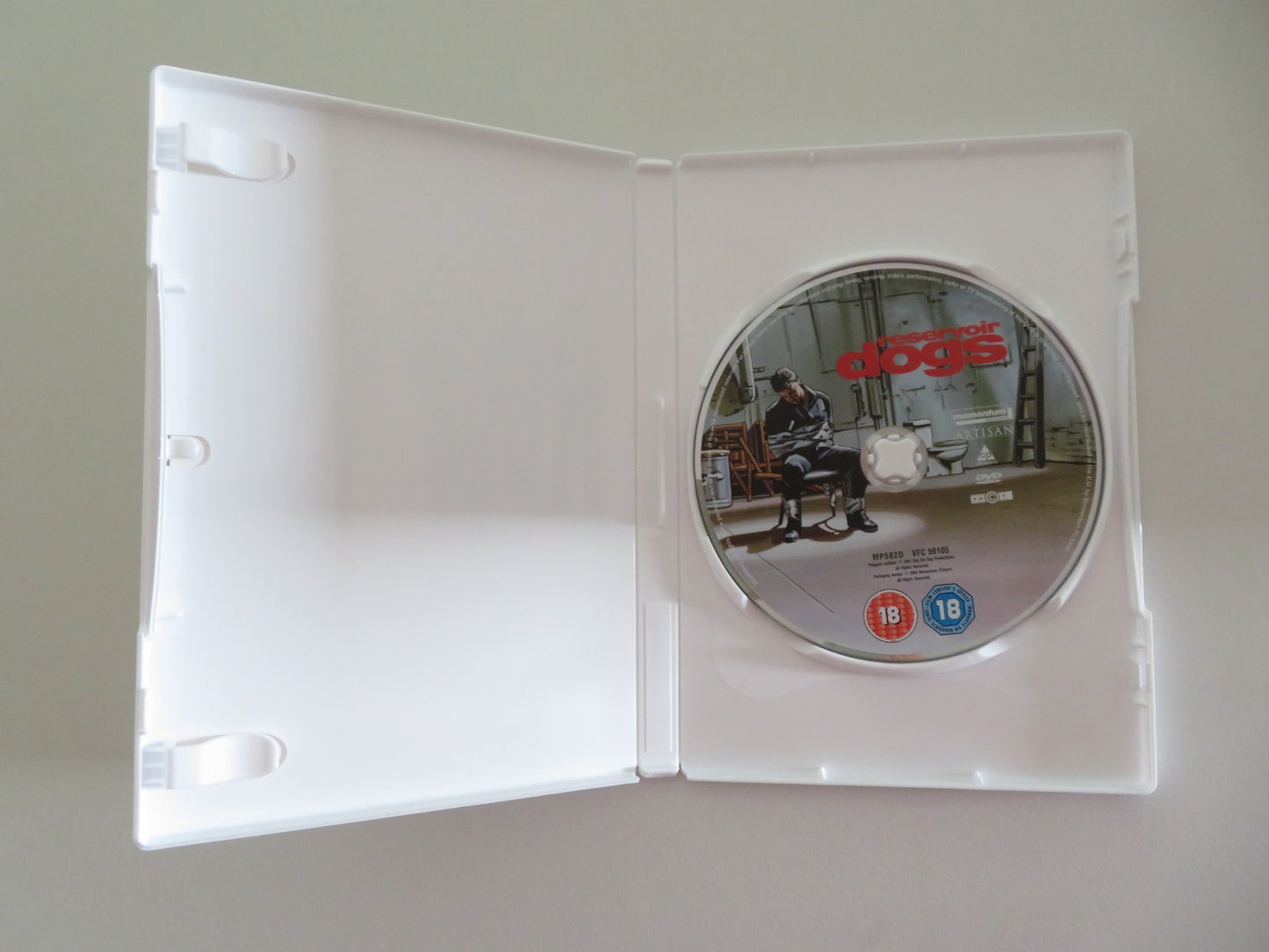 RESERVOIR DOGS (DVD) HARVEY KEITEL MICHAEL MADSEN TIM ROTH 1992 REGION 2