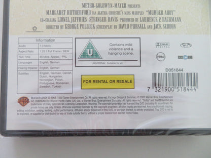 MURDER AHOY (DVD) MARGARET RUTHERFORD LIONEL JEFFRIES 1964 REGION 2 - Rendezvous Cinema