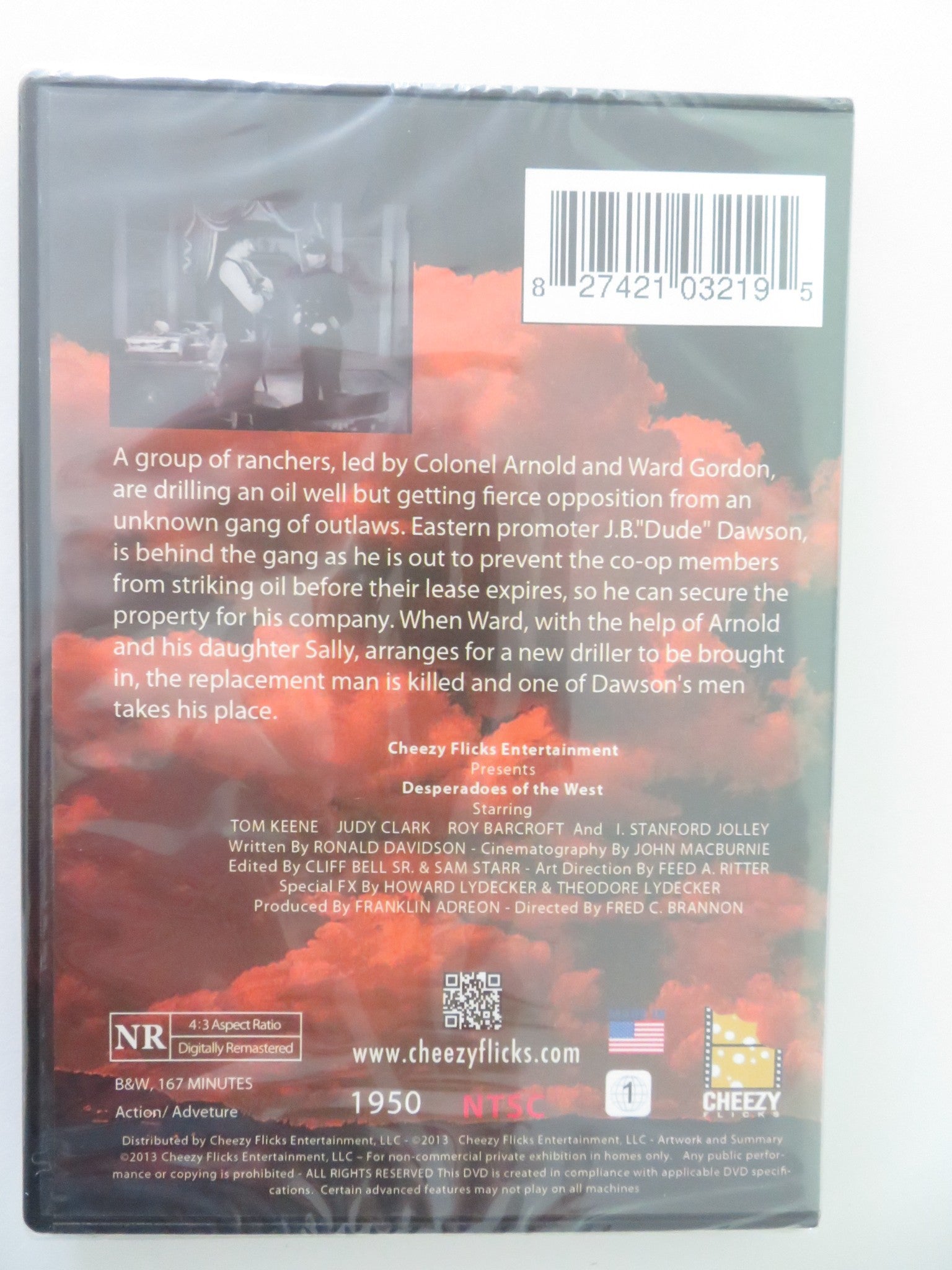 DESPERADOES OF THE WEST (DVD) TOM KEEN JUDY CLARK 1950 REGION 1 - Rendezvous Cinema