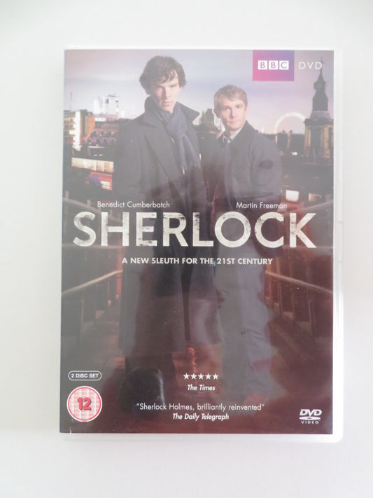 SHERLOCK - FIRST 3 EPISODES -2 DISCS (DVD) BENEDICT CUMBERBATCH 2010 REGION 2, 4