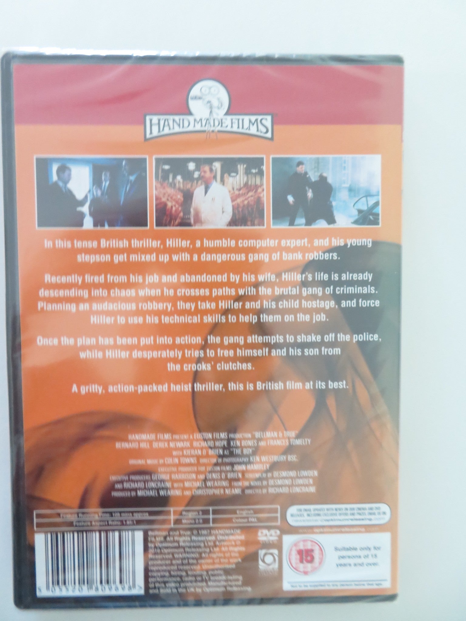 BELLMAN AND TRUE (DVD) BERNARD HILL DEREK NEWARK 1987 REGION 2 - Rendezvous Cinema