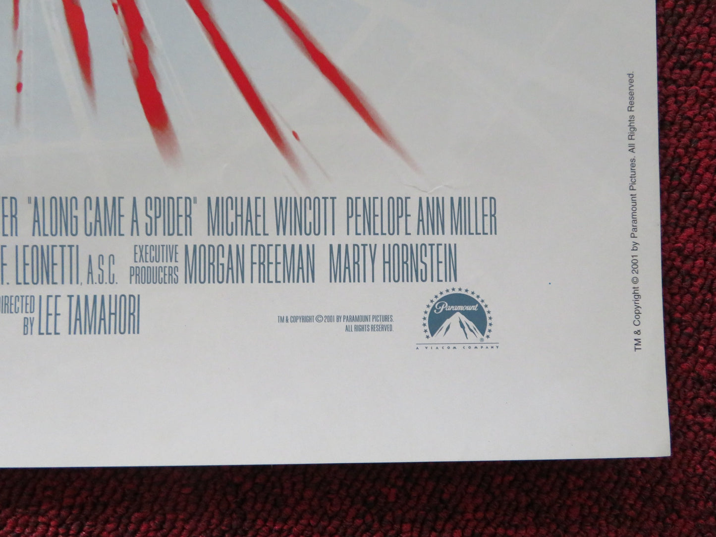 ALONG CAME A SPIDER DVD POSTER MORGAN FREEMAN MONICA POTTER 2001 - Rendezvous Cinema