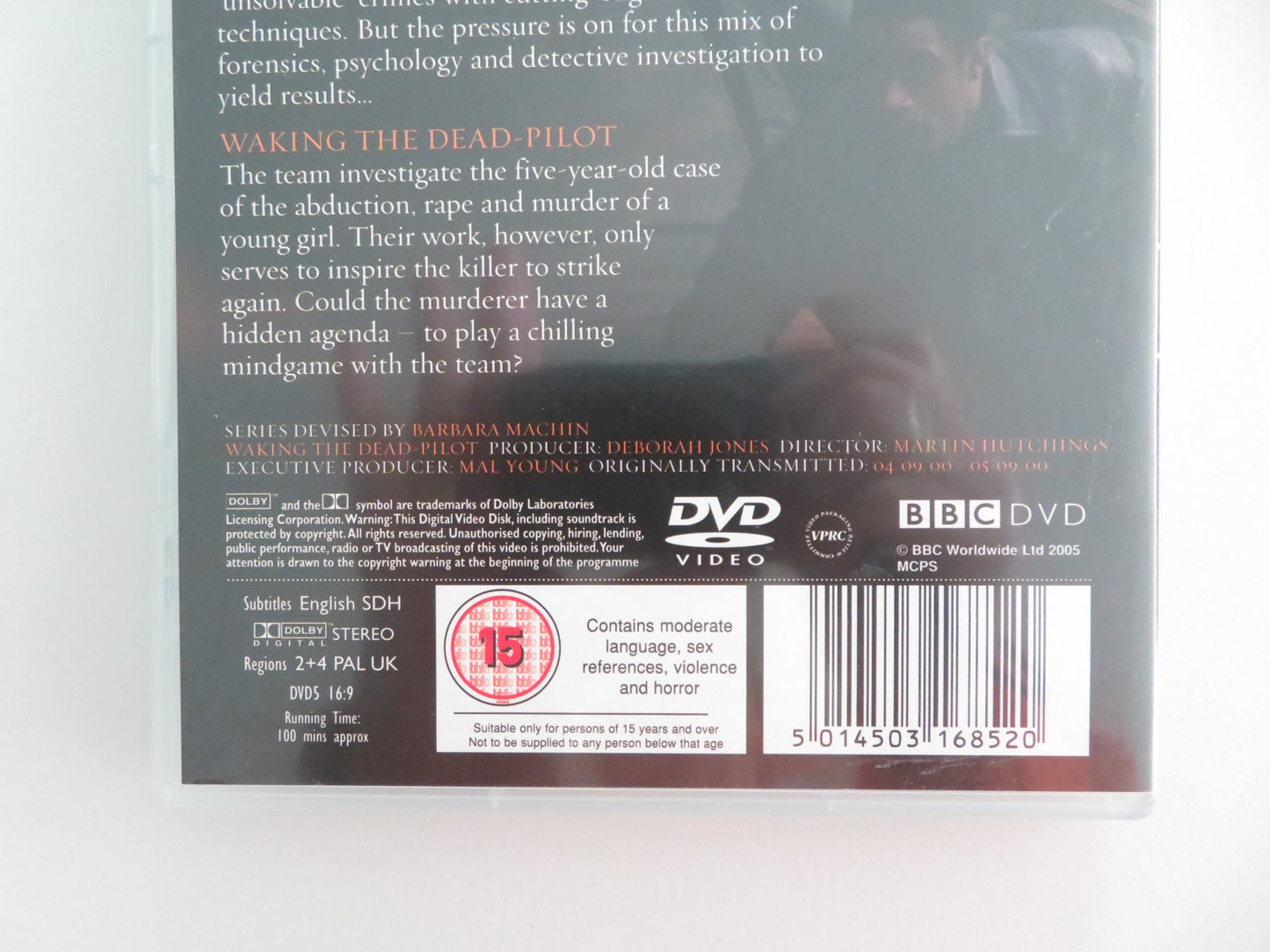 WAKING THE DEAD - PILOT (DVD) TREVOR EVE SUE JOHNSTON 2005 REGION 2 + 4
