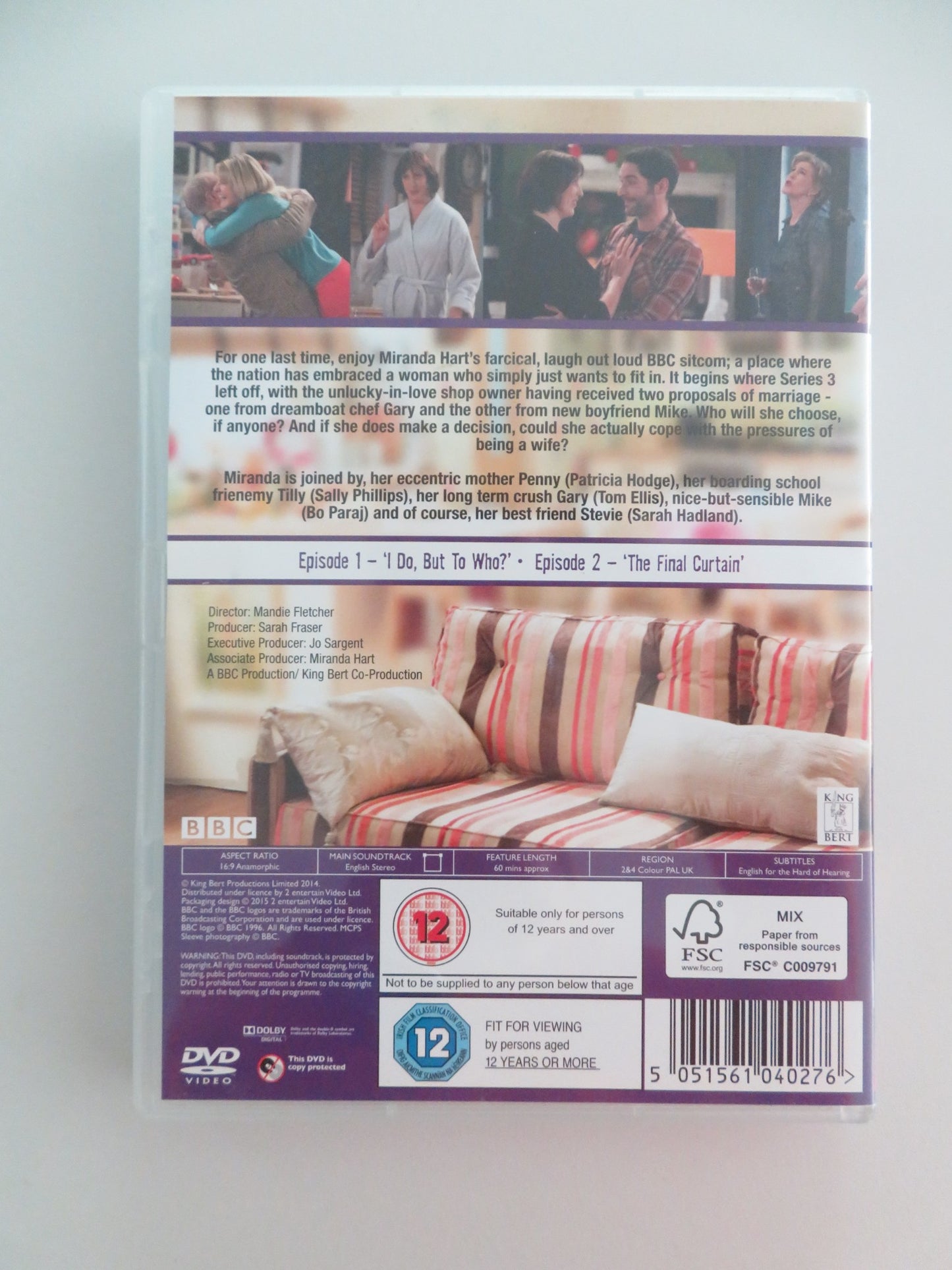 MIRANDA THE FINALE - LAST EVER EPISODES (DVD) MIRANDA HART 2015 REGION 2 + 4