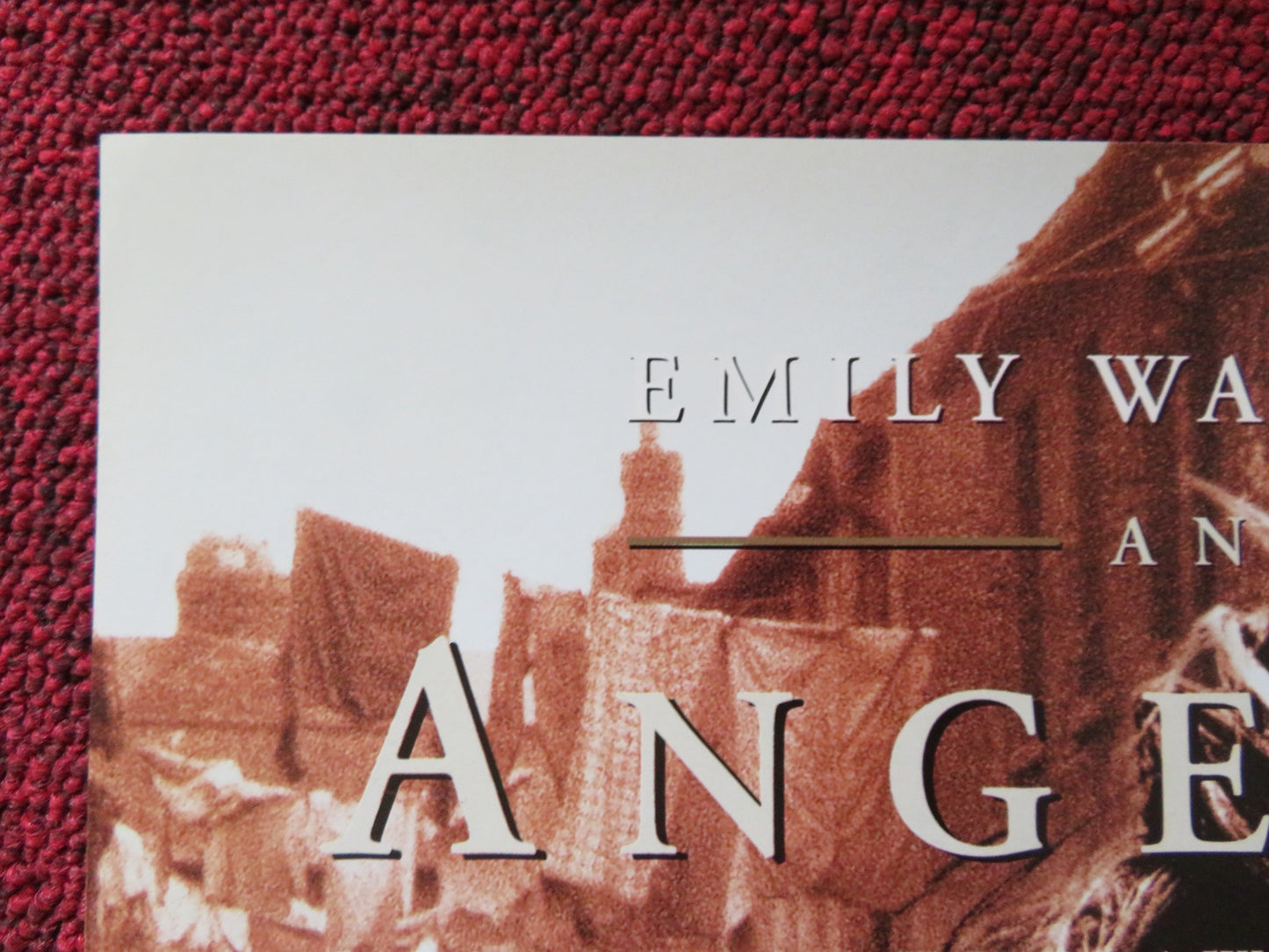 ANGELA'S ASHES VHS VIDEO POSTER EMILY WATSON ROBERT CARLYLE 1999 - Rendezvous Cinema