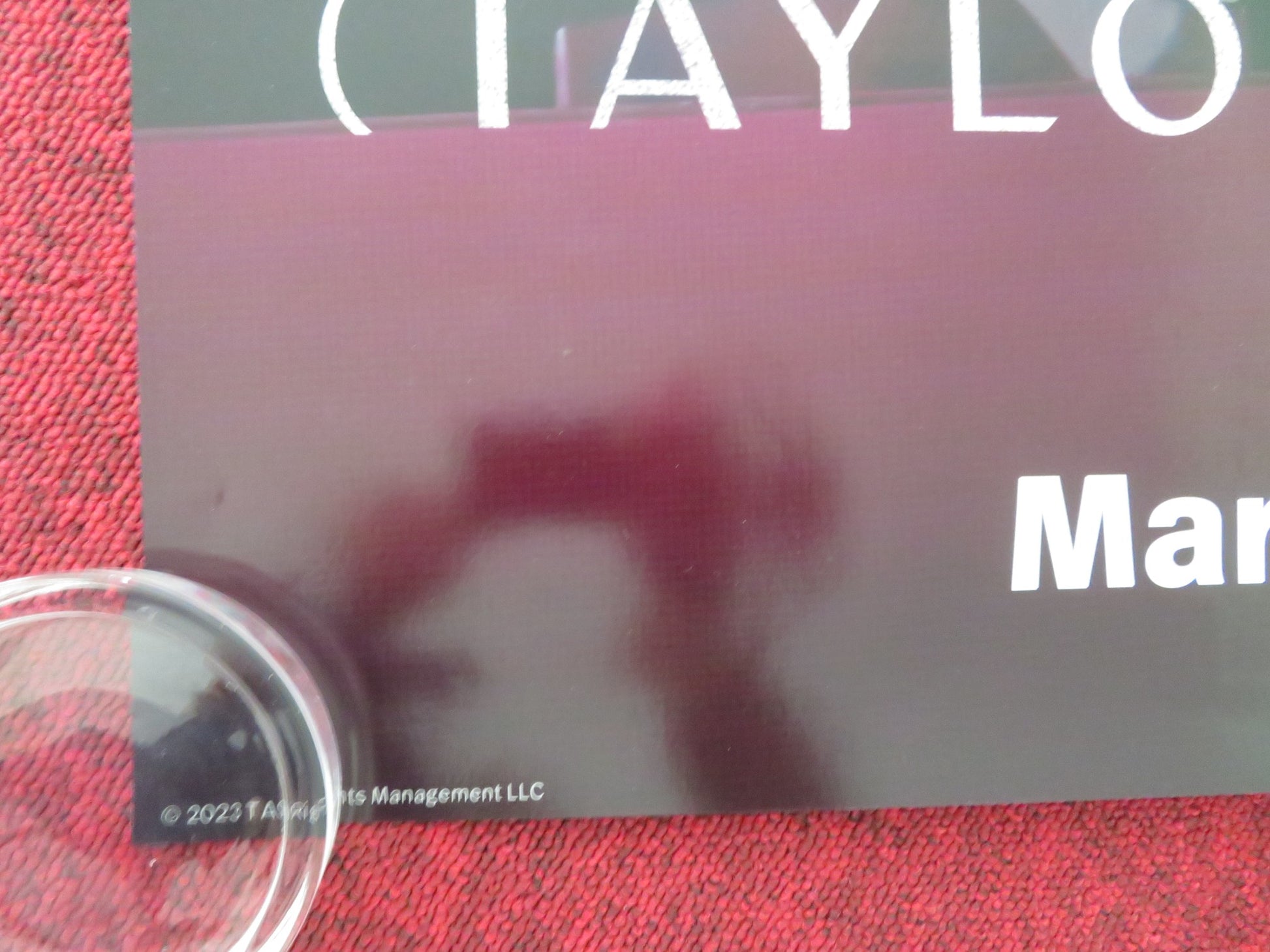 TAYLOR SWIFT: THE ERAS TOUR US ONE SHEET ROLLED POSTER TAYLOR SWIFT MEADOWS 2023 - Rendezvous Cinema