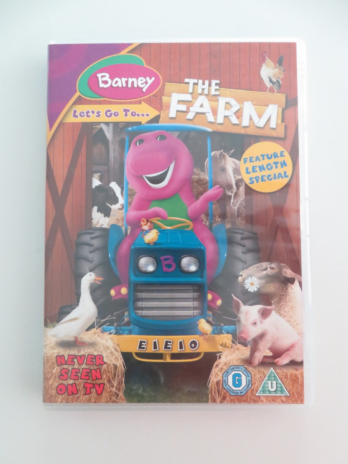 BARNEY - LET'S GO TO... THE FARM (DVD) DEAN WENDT CAREY STINSON 2005 REGION 2