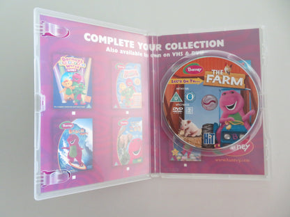 BARNEY - LET'S GO TO... THE FARM (DVD) DEAN WENDT CAREY STINSON 2005 REGION 2