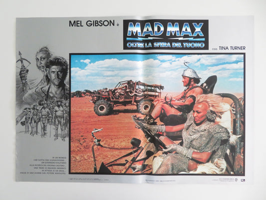 MAD MAX BEYOND THUNDERDOME - E ITALIAN FOTOBUSTA POSTER MEL GIBSON TURNER 1985 - Rendezvous Cinema