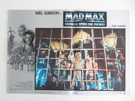 MAD MAX BEYOND THUNDERDOME - F ITALIAN FOTOBUSTA POSTER MEL GIBSON TURNER 1985 - Rendezvous Cinema