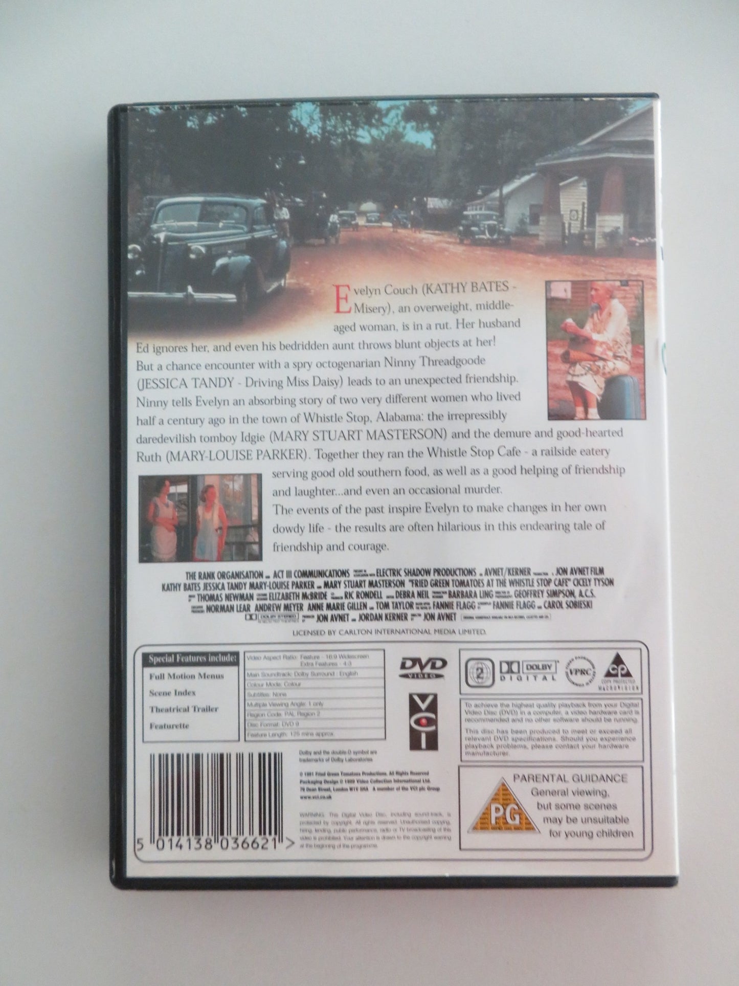 FRIED GREEN TOMATOES (DVD) KATHY BATES JESSICA TANDY 1991 REGION 2