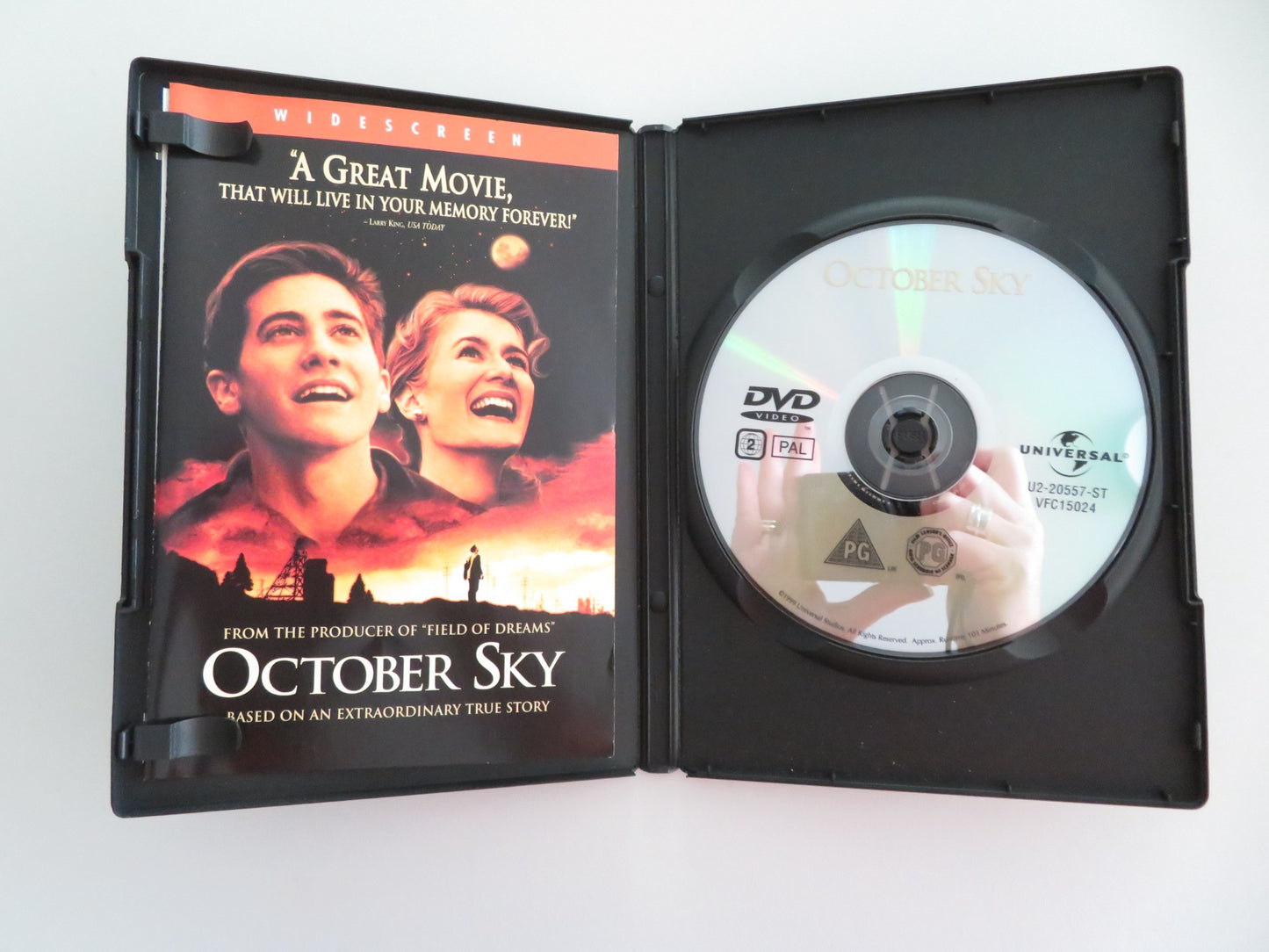 OCTOBER SKY (DVD) JAKE GYLLENHAAL CHRIS COOPER 1999 REGION 2