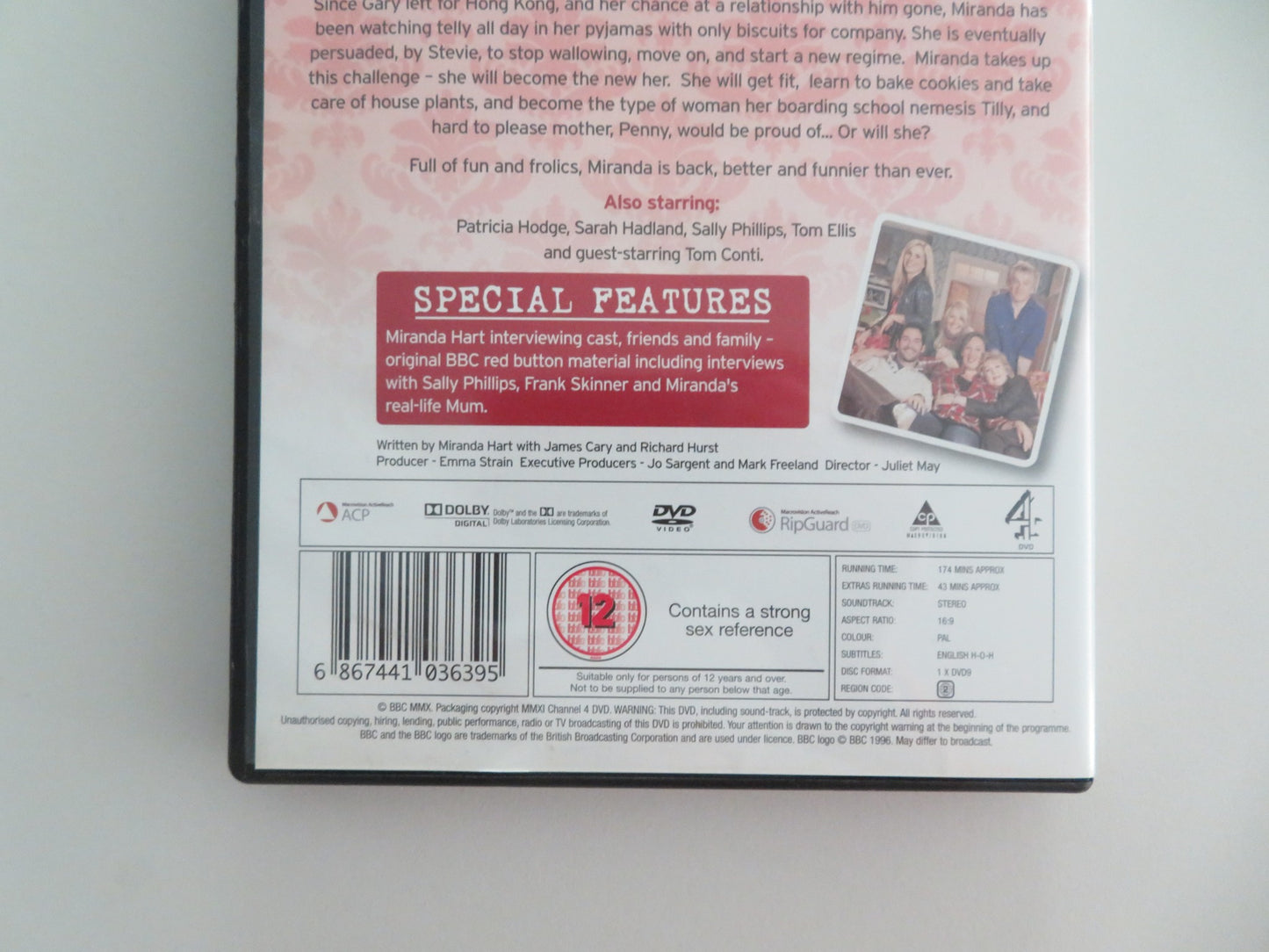 MIRANDA SERIES 2 (DVD) MIRANDA HART TOM ELLIS 2010 REGION 2