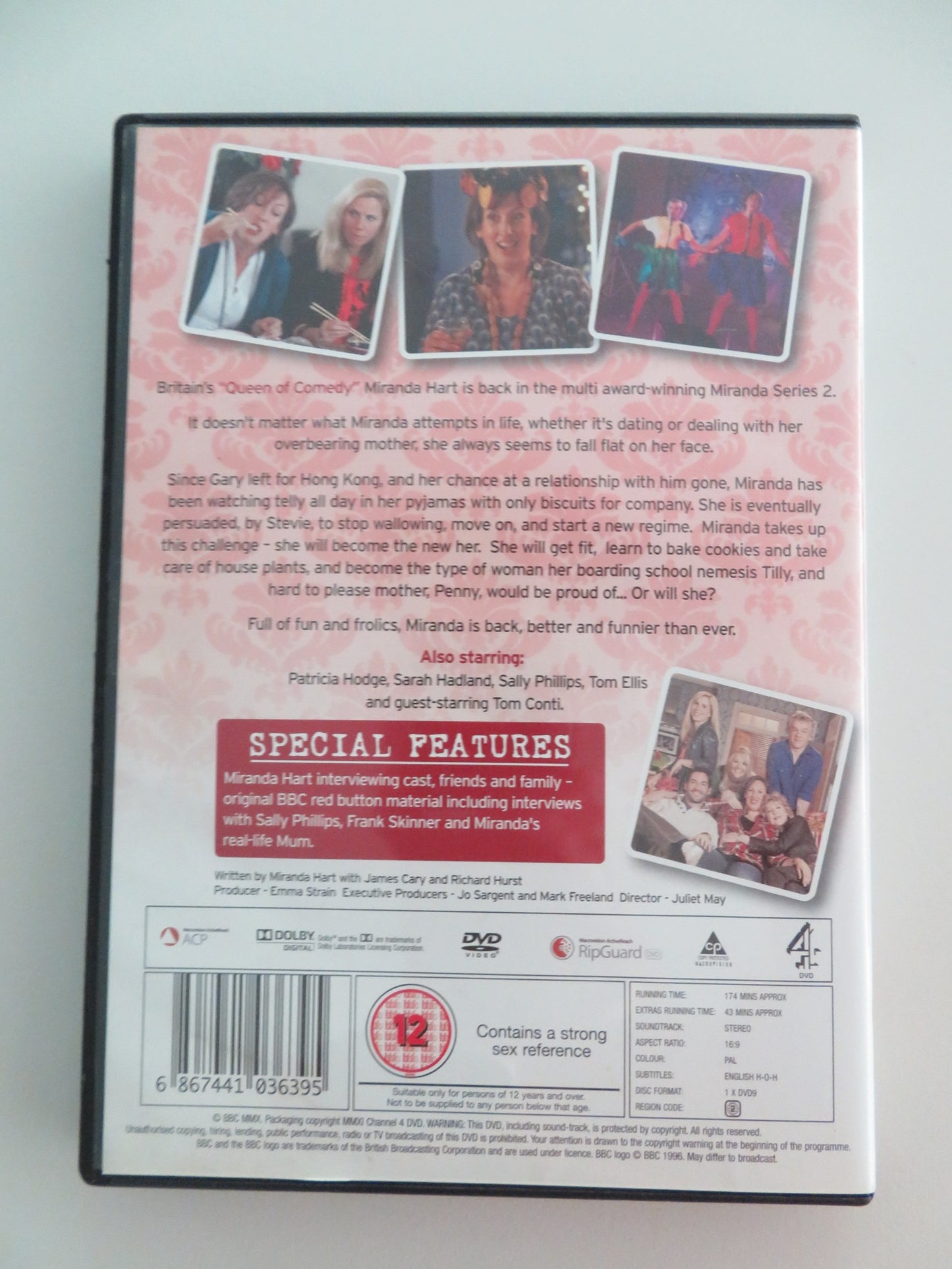 MIRANDA SERIES 2 (DVD) MIRANDA HART TOM ELLIS 2010 REGION 2