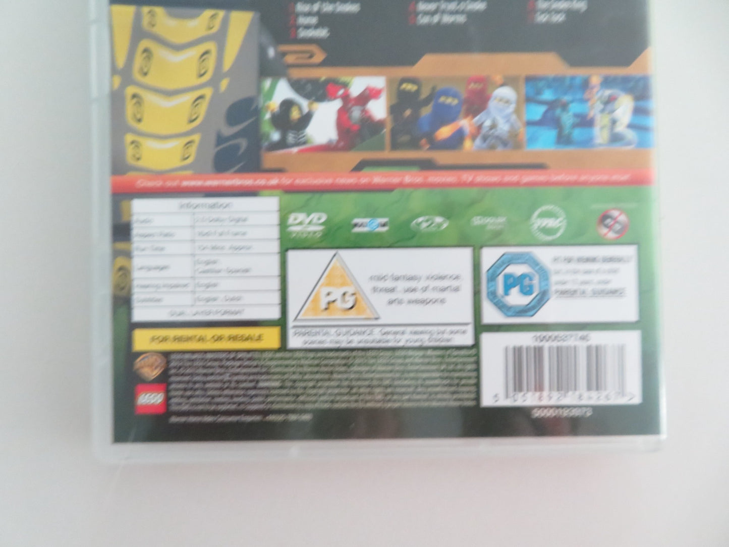 NINJAGO: MASTERS OF SPINJITZU - SEASON ONE, PART ONE (DVD) LEGO 2011 REGION 2