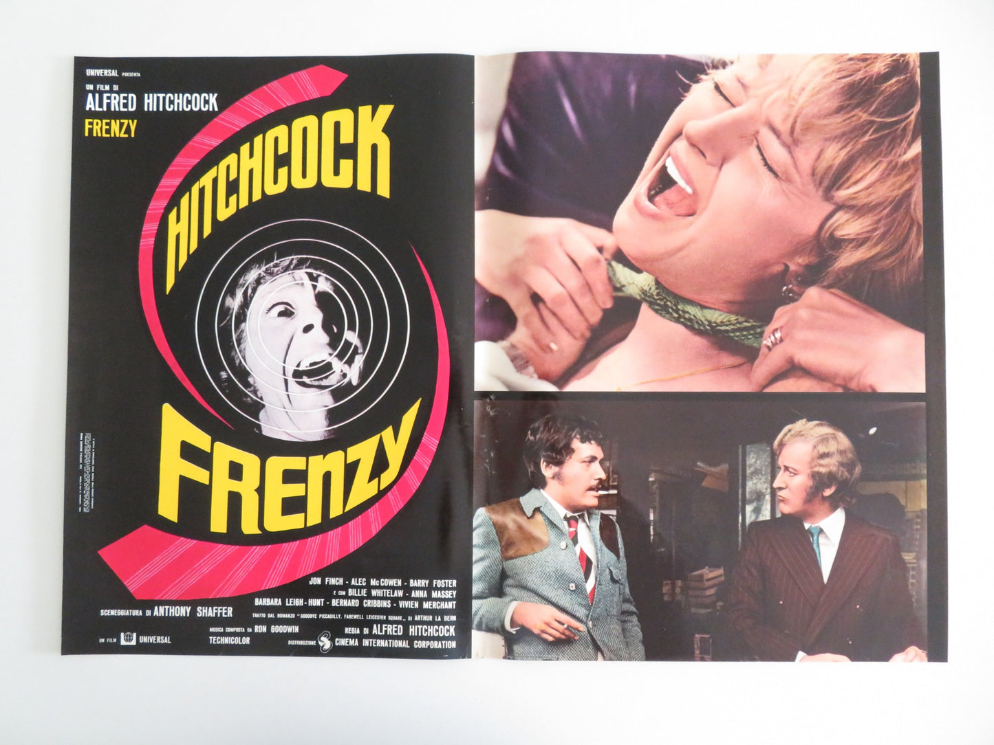 FRENZY - F ITALIAN FOTOBUSTA POSTER JON FINCH BARRY FOSTER 1972 - Rendezvous Cinema