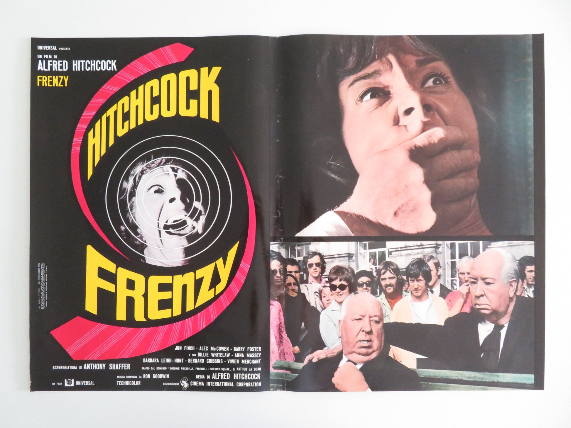 FRENZY - G ITALIAN FOTOBUSTA POSTER JON FINCH BARRY FOSTER 1972 - Rendezvous Cinema