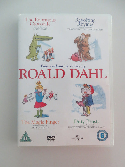 FOUR ENCHANTING STORIES BY ROALD DAHL (DVD) PRUNELLA SCALES 2005 REGION 2, 4