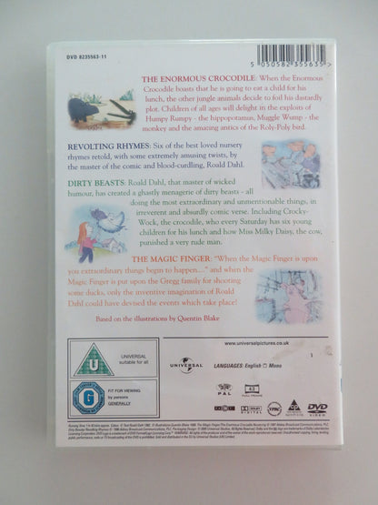FOUR ENCHANTING STORIES BY ROALD DAHL (DVD) PRUNELLA SCALES 2005 REGION 2, 4