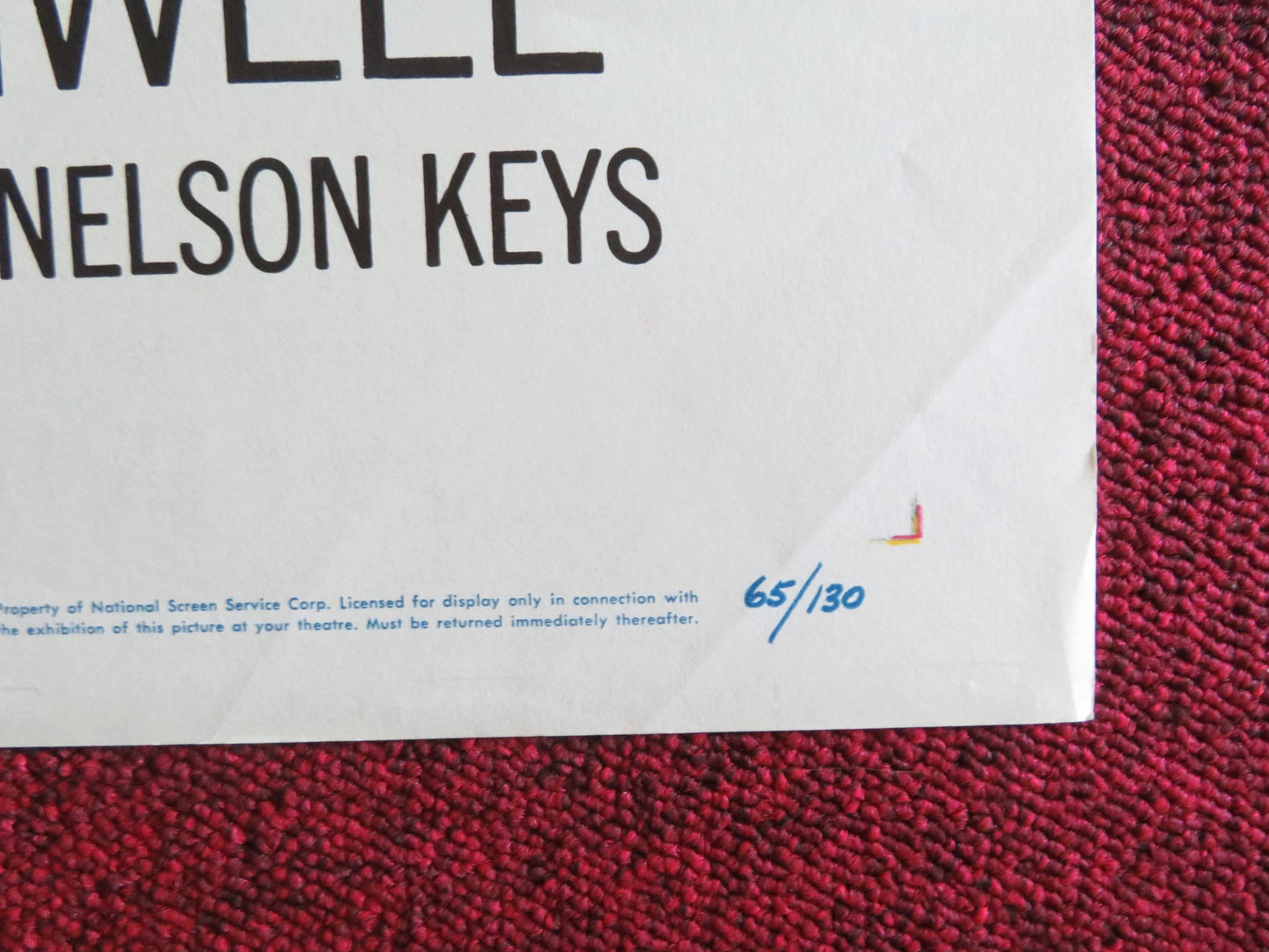 THE SECRET OF BLOOD ISLAND FOLDED US ONE SHEET POSTER JACK HEDLEY B.SHELLEY 1965