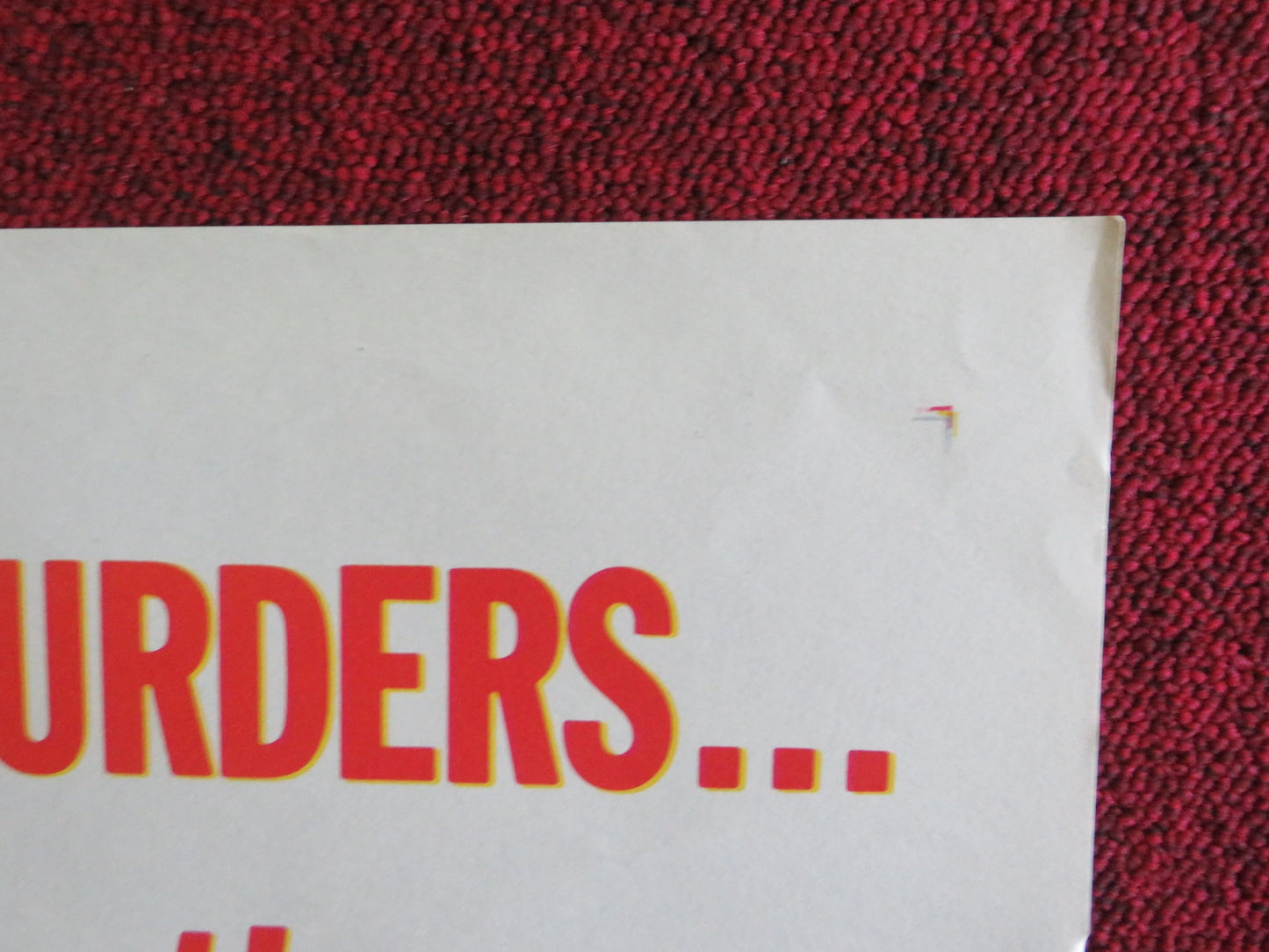 THE SECRET OF BLOOD ISLAND FOLDED US ONE SHEET POSTER JACK HEDLEY B.SHELLEY 1965